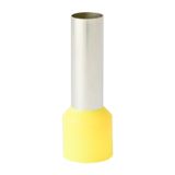 Single insulated sleeve terminal HI 16.0/18-zo yellow, Al/Cu