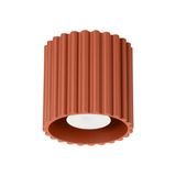Ceiling lamp AURA 1 red ochra GU10