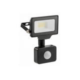 G-TECH LED Floodlight with motion sensor, 10 W, 1000 lm, 6000K, AC220-240V, IP65, 120°, black