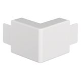Outer corner halogen-free for cable routing LF 18x45mm traffic white