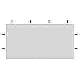 WSA Blind gland plate type I, gland plate cutout W420 D200mm