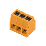 Printed circuit board terminals, 5.00 mm, Number of poles: 23, 90°, Solder pin length (l): 3.5 mm, tinned, black, PUSH IN with actuator, Clamping range, max. : 2.5 mm², Box