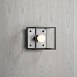 CAGED / SMALL / CROSS / WHITE MARBLE