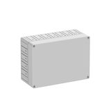 Empty enclosure, grey, Type of protection IP30, Impact strength IK07, Protection class II, Rated voltage 690V AC, Halogen free