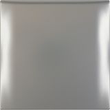 Integro Flow-Frame 1-Gang with Hinged Cover, Chrome Matt Lacquered