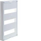 Cover plate,universN,450x250mm, 3x12M,slot distance 125mm