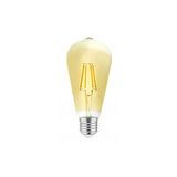 LED LIGHT SOURCE, VINTAGE FILAMENT, A-G, ST64, 3000K, E27, 4,0W, AC220-240V, 360°, 300lm, 44mA