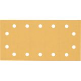 EXPERT C47 Sandpaper with 14 holes for Orbital Sanders 115 x 23 mm, G 12 5-pc