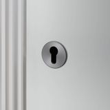 EURO CYLINDER KEY ESCUTCHEON / GUN METAL