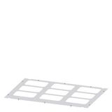 Floor plate for module inserts IP54, D: 600mm W: 850mm