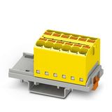 PTFIX 12X4-NS35 YE - Distribution block