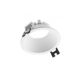 Spot luminaire housing KERLA, IP20, PC, round, Ø85x36 mm, white