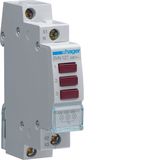 Red Triple indicator light 230VAC