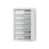 CU25VM ComfortLine Compact distribution board, Flush mounting, 60 SU, Isolated (Class II), IP30, Rows: 5, 864 mm x 615 mm x 125 mm