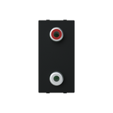 N2155.2 NT - 2x RCA socket (Red-White)