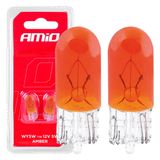 Halogen bulbs T10 W5W W2.1x9.5d 12V 2pcs blister