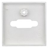 VGA connector cover, silver