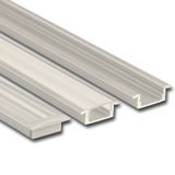 Built-in aluminum profile VO 23x8 mm clear diffuser 2 m
