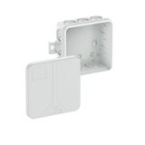 Junction box, sustainable, Type of protection IP55, max. 2,5², Impact strength IK07, Protection class II, Un 400V DC, VDE, Halogen free