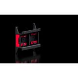 RX support rail with locking clip, W: 45 mm