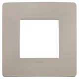 Plana Up 2M cover plate, matt dove grey