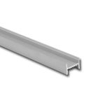 Attached aluminum profile PD, PB with hidden clips, without diffuser, 2 m