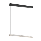 Wallace LED pendant brushed steel