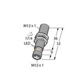 Inductive Sensor With Extended Switching Distance   BI4U-M12-AN6X-H1141