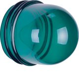 Cover, high, for pilot lamp E14, light control, green, trans.