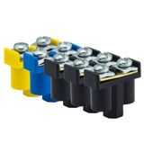VZZP 092-10 Zestaw zacisków podwójnych 2x1-4mm2 400V  10 szt.