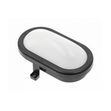 LED luminaire OVALIO, 5 W, 500 lm, IP65, AC175-265V, PF>0.5, RA>80, IP54, black