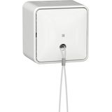 pull-cord sw. off/2-way + mount.pl. SM p.white