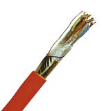 Fire Alarm Cable JE-H(ST)H 2x2x0,8 E90 BMK red, halogenfree (The price is shown without markup on metals. Request a quote for accurate information)