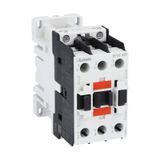 Three-pole contactor, IEC operating current Ie (AC3) = 26A, DC coil, 110VDC