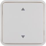 Rocker 1gang for W.1 push-button BCU, imprint 2 arrows top/bottom, pol