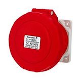 Socket 32A/400V 5-pole IP67 built-in direct