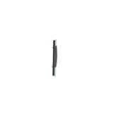 Single frame, metal, black inox