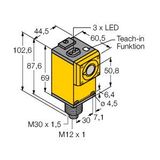 Ultrasonic Sensor diffuse mode sensor   Q45UR3LIU64CQ6KS