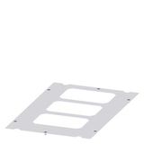 Floor plate for module inserts IP30 D: 600mm W: 400mm