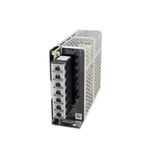 Power Supply, 100 W, 100 to 240 VAC input, 24 VDC, 4.5 A output, DIN-rail mounting, remote control S8FS2040A