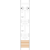 Counter field Z16-HSS, 1 field, H=1350mm, 2-3.HZ, 2 HSS (Z16-HSS)