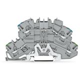 Double-deck terminal block Ground conductor/through terminal block sam