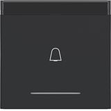 Rocker single, bell symbol imprint, clear lens, A.x/C.x, night black matte