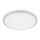 LED luminaire ATOLL, 32 W, 2560 lm, 3000K, AC180-250V, PF>0.9, IP54, Ø400 mm, silver
