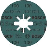 X-LOCK Fibre sanding discs, Ø115mm, G 100, R574, Best for Metal, 1pcs