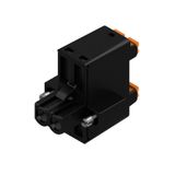 PCB plug-in connector, female plug, 5.08 mm, Number of poles: 2, 180°, PUSH IN with actuator, Clamping range, max. : 3.31 mm², Box