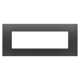 EGO PLATE - IN TECHNOPOLYMER - 7 MODULES - SATIN BLACK - CHORUSMART