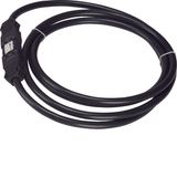 Connection cable Winsta, 3x2.5², 2.5m, PVC, Eca, black
