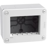IP40 box - 3 modules - white