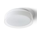 VENICE LED 30 ceiling clear glass/opal-colored glass/chrome 230V LED 12W IP44 3000K